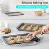 Silicone Baking Mat Non-Stick Reusable Baking Sheet for Oven Food-Grade Silicone Mats for Baking Cookies Macarons Bread