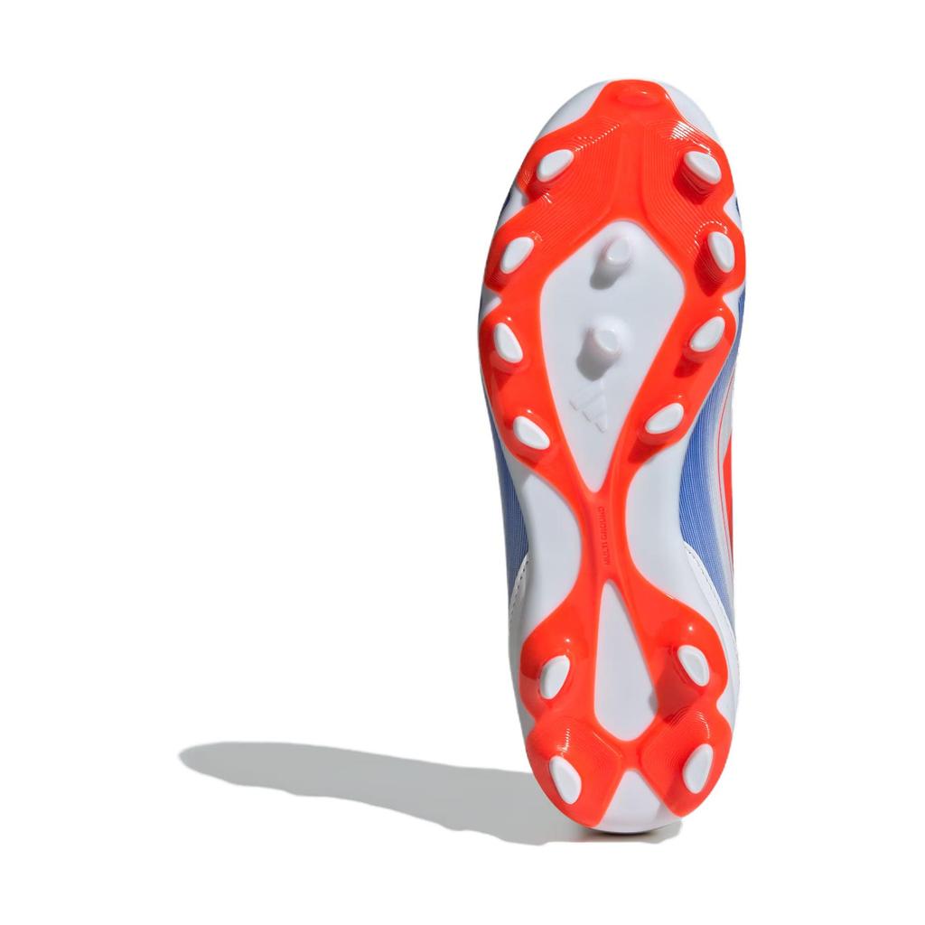 adidas Кроссовки Adizero F50 League MG J Advancement Pack для детей, белые, облачно-белые, солнечно-красные IF1370