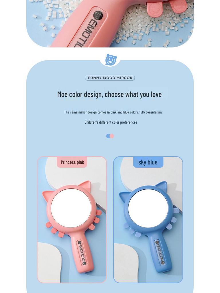 Baby Expression Puzzle Mirror: Emotion Recognition Cards for Toddlers