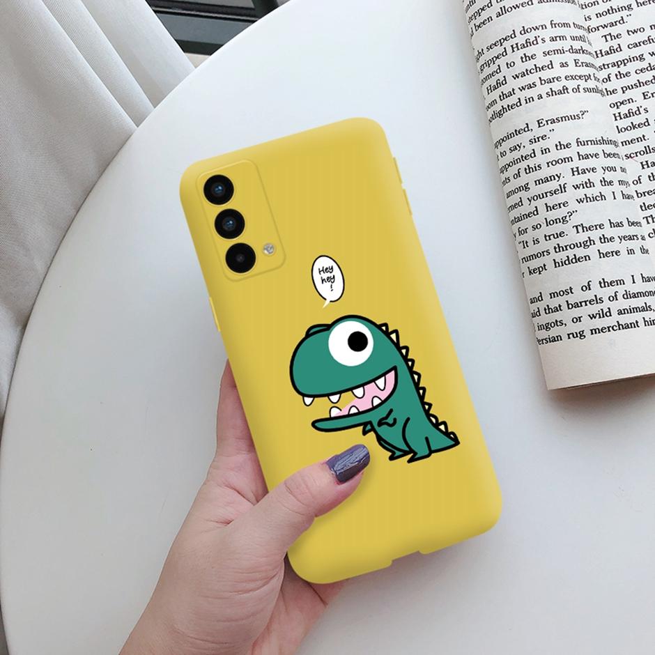 Чехол для OPPO Realme GT Master Edition Чехол Новый Модный Конфетный Цвет Милый Мультяшный TPU Ударопрочный Корпус Телефона Coque Fundas