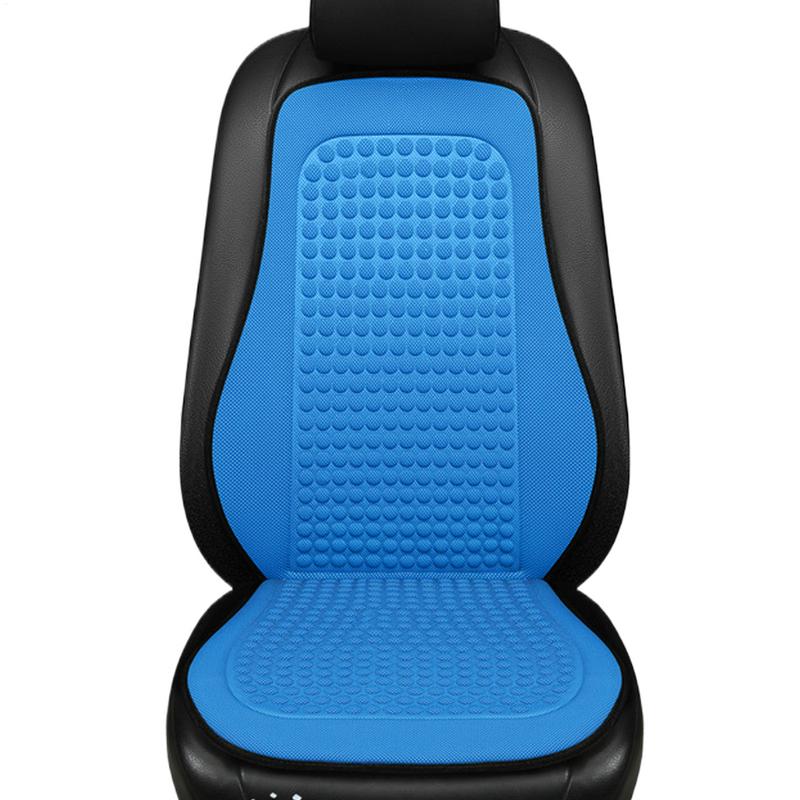 Дышащая автомобильная подушка Летняя прохладная накидка на сиденье Ледяной шелк Потостойкий коврик для автомобильной подушки Сезонная универсальная охлаждающая подкладка для грузовика