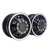 Eagle Model R Truck Wide Wheel Set E BBS Tamiya Trailer (2) 1/14 [Черный] BT-WW05R-BK