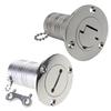 Marine Hardware 316 Stainless Steel Deck Filler Fill Fuel Gas Diesels Water Waste Caps Accessories Yacht