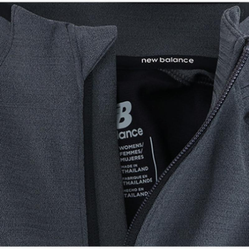 New Balance Женская тренировочная куртка S Tech серого цвета