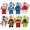 City Action Figures Building Block Professional Racing Driver Racer Minifigures Character Bricks Toys Birthday Children's Day Gift for Kids Childrens