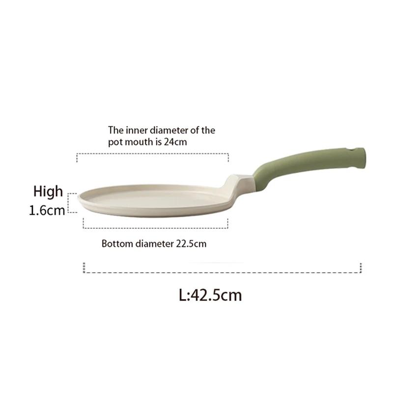 Сковорода для блинов с керамическим покрытием, антипригарная сковорода для жарки, сковорода для стейков, противень для пиццы, индукционная плита, бытовая посуда, кухонная утварь