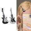 Hair Clip Guitar 2000s Stylish Bass Flat Clip Balletcore Hairpin Guitar Elegant Hair Clip for Bunches