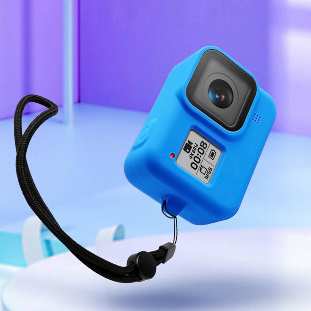 New Soft Silicone Protective Housing  Cover Case for Go-pro 8 Black Camera