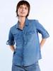 Женская свободная повседневная джинсовая рубашка - Европейский и американский стиль