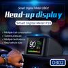 AD Универсальный P10 Проекционный дисплей HUD Спидометр OBD Умный Цифровой Предупреждение о превышении скорости Код неисправности двигателя Автомобильный навигатор Безопасное вождение