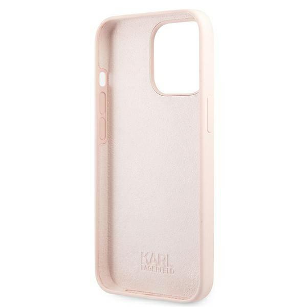 Etui do iPhone 13 Pro Karl Lagerfeld MagSafe Jasnoróżowe