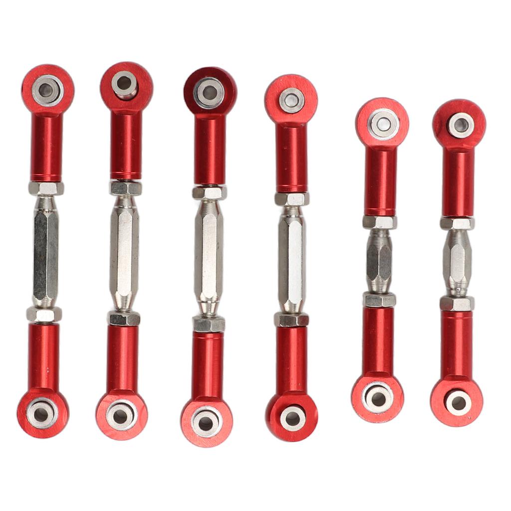 RC Rod Mount Metal Pull Rod Base Mount RC Upgrade Parts for ARRMA Senton for Granite for Big for Rock 1 10 RC Car Red