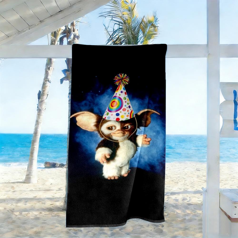 Gremlins Beach Towel Soft Durable Quick-Dry Comfortable Lightweight Perfect for Traveling Yoga Camping and Swimming