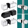 Round Square Pipe Shower Head Holder Rotatable Riser Rail Bracket Hardware Bath Accessories