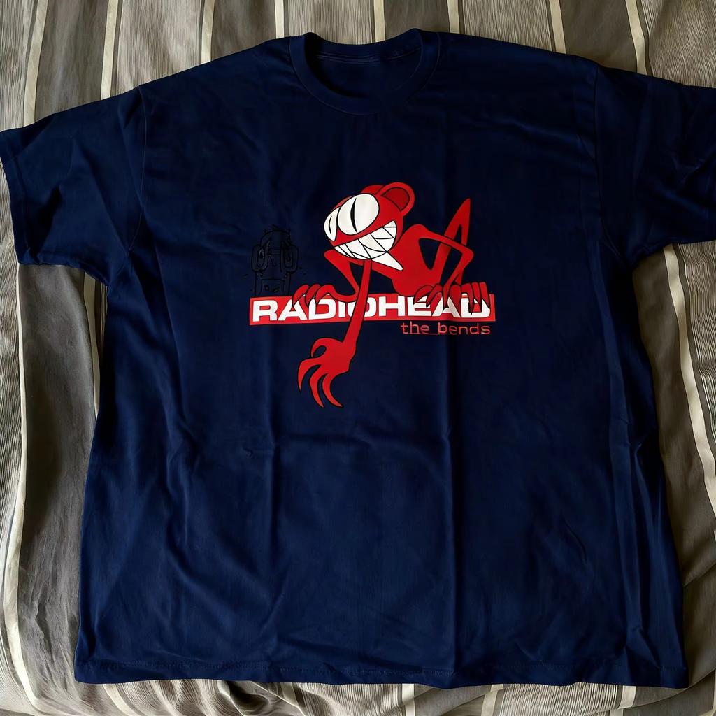 2026 Radiohead Band The Bend Album Band Pattern Reproduction Unisexs And Unisexs ParentChild Style Childrens Tops