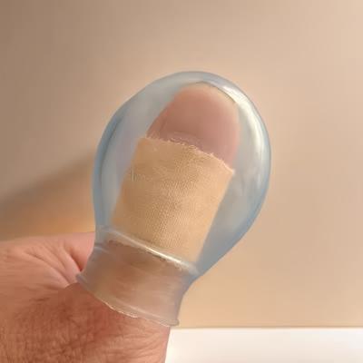 6 шт. Силиконовый протектор для пальцев ног - Водонепроницаемый и пыленепроницаемый, гибкий дизайн, подходит для ухода за ранами и ногтями, моющийся и многоразовый