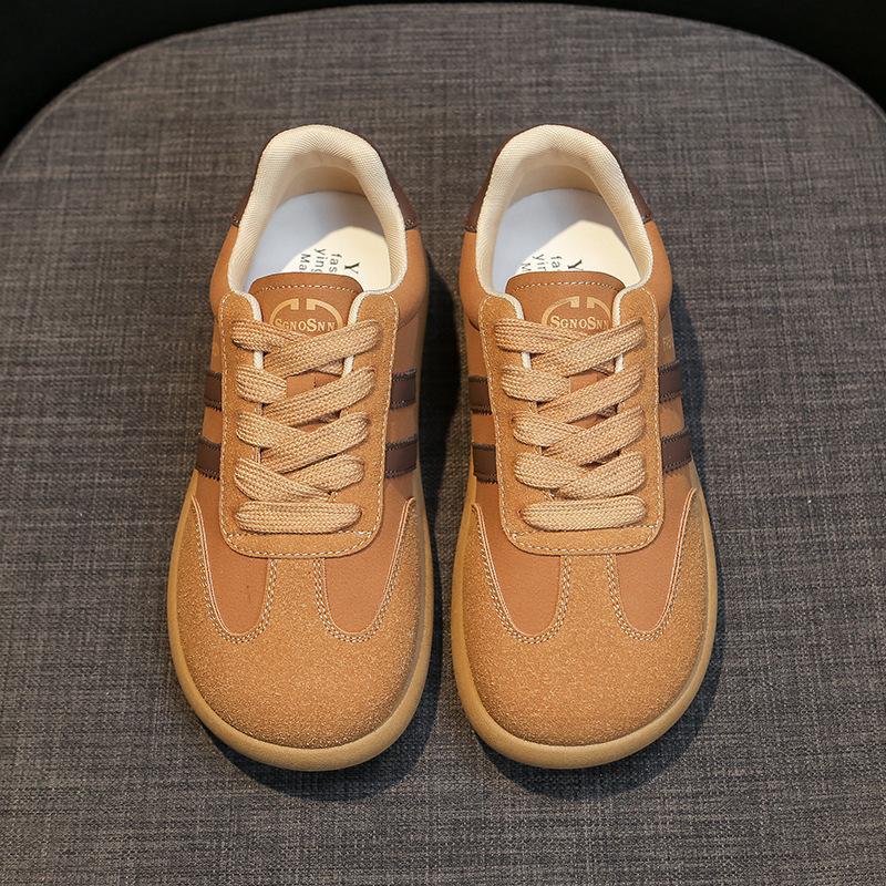 Модная повседневная обувь для женской осени, новые немецкие тренировочные кроссовки, трендовая обувь интернет-знаменитостей, повседневная и модная, на мягкой подошве
