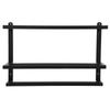 3 Tier Black Space Aluminum WallMounted Towel Holder Rack Hanger Bathroom Organizer Accessories