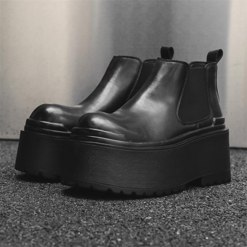 British Retro Tooling Martin Boots Thick-Soled Hate Sky High, Light And Comfortable Versatile Short Boots Sleeve 16899-J