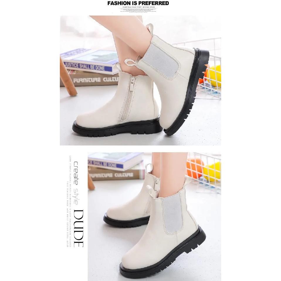 Kids Boots Girls Chelsea Boots Fashion Classic Children Ankle Boots Street Popular Ins Hot Autumn Winter Brand New Rubber Sole