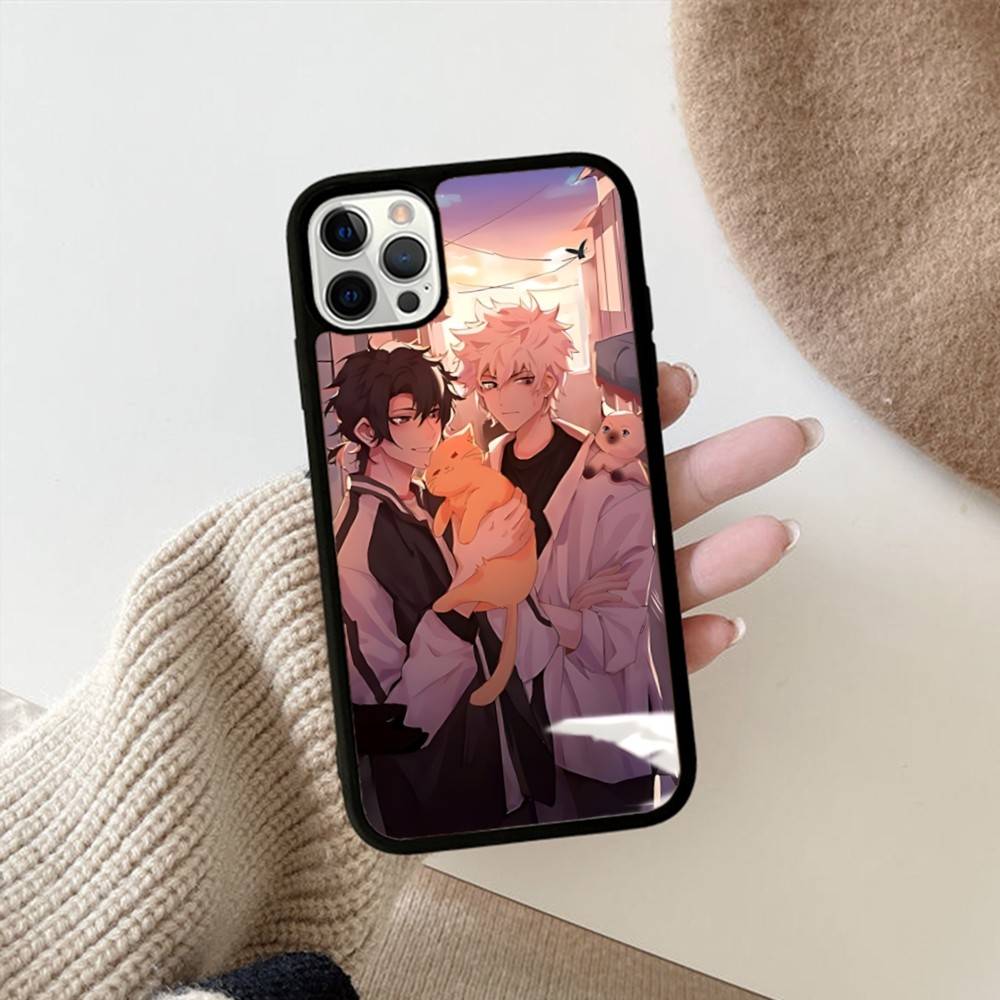 Чехол для телефона Healing Anime L-Link C-Click PC+TPU для IPhone 17 16 15 14 13 12 11 Pro Max Plus Милый Мультяшный Чехол