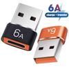 USB C to USBOTG Adapter 2-in-1 6A Fast Charge 5Gbps USB 3.0 Data Sync Converter for Samsung Xiaomi PC MacBook Pro Type C Devices