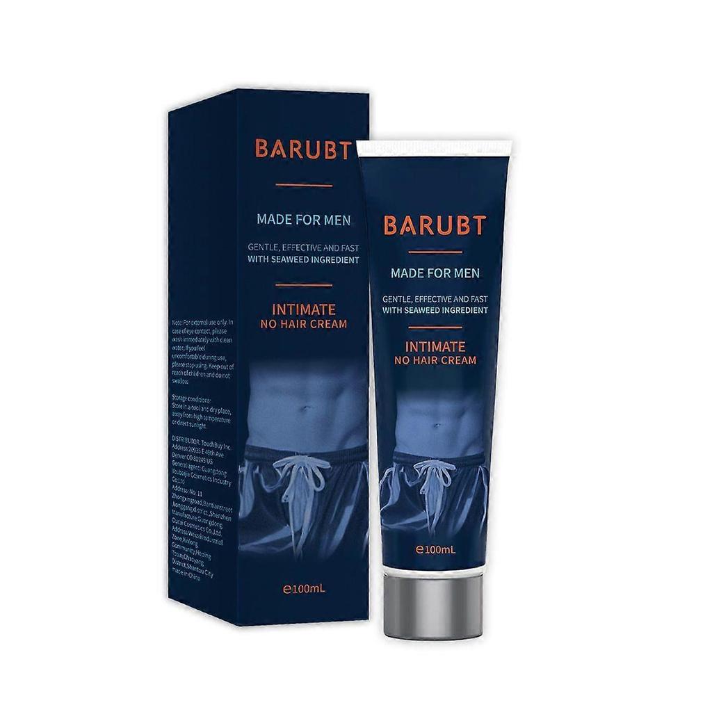 BA/RUBT Men's Hair Removal Cream, Removal Wax Gentle and Non-Irritating, Suitable for the Whole Body 100ml