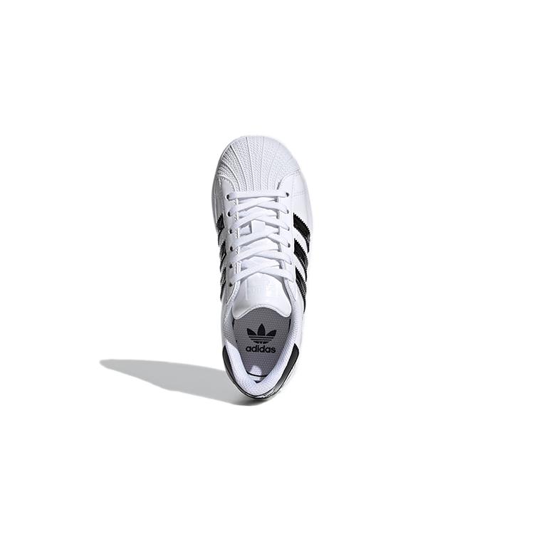 adidas Оригинальные SUPERSTAR Цветочные износостойкие низкие детские кеды для скейтбординга Белые Дети возрастом 3-7 лет FW0777