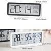 Battery Powered Digital Wall Clock TEMP Humidity Date Comfortableness Table Clock 12/24H LCD Clock For Living Room Home Decor