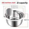 1pc Cooker Inner Pot Large Capacity Rice Cooker  Stainless Steel Round Cake Baking Pot Rice Cooking 3L/2L