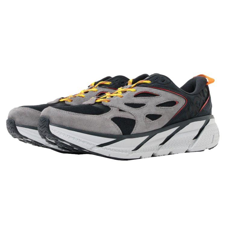 Кроссовки унисекс HOKA Clifton L Suede Black Lunar Rock 1122571-BLRK