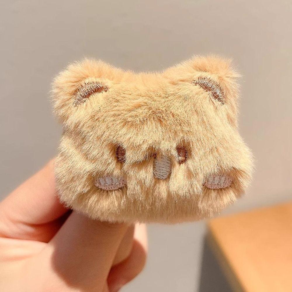 Cute Clothes Badge Pins DIY Backpacks Pendant New Plush Bear Frog Brooch