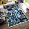 Word Art Portrait Floor Rug Office Rug Design for Game Room Study room Foyer Bedrooms Antislip Carpet Decorate Offices