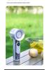 High-Speed Handheld Fan with Stepless Speed Control - Portable Electric Fan for Students and Outdoors, 26-Year Durability