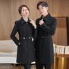 Teluoman Unisex Winter Wool Blend Overcoat