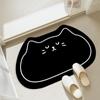 Cute Door Mat Toilet Cartoon Animal Floor Mat Diatom Mud Foot Mat Bedroom Carpet Bathroom Quick Drying Non-slip Mat