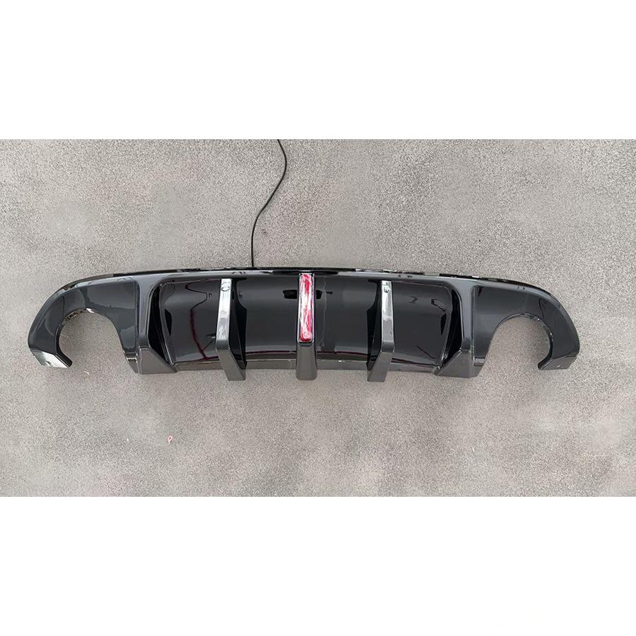 Rear Bumper Diffuser with Vertical Lights for Infiniti Q50L (2014-2022)