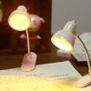 1Pc Mini Led Clamp Reading Lamp Night Lights Home Portable Book Clip Lamp