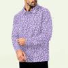 Men's Fall Winter Long Sleeve Multi-Color Leopard Print Zip-Up Sweatshirt Casual Loose Fit