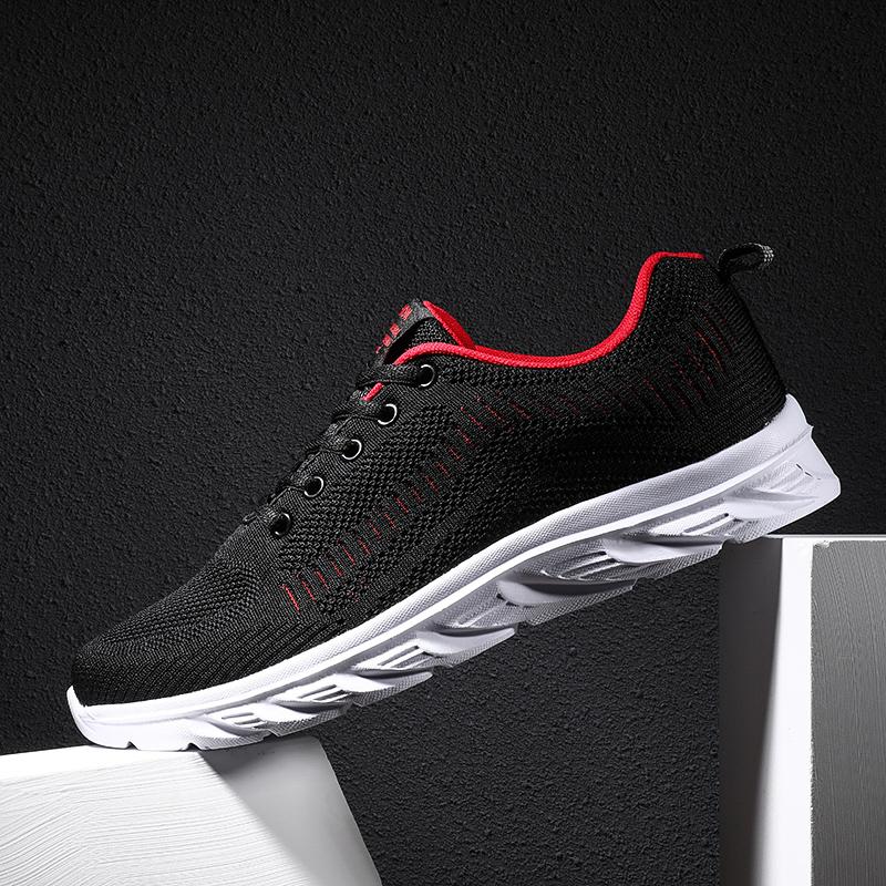 Fashion New Large Size Men's Casual Sports Shoes Fashion Thick Sole Sneakers Mesh Surface Breathable Comfortable Men's Shoes