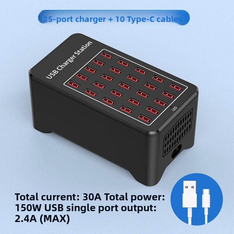 Earise | Многофункциональное USB-зарядное устройство с 15 портами