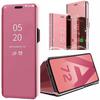 Case - Samsung - A72 - Flexible - Mirror - Pink - Stand Function