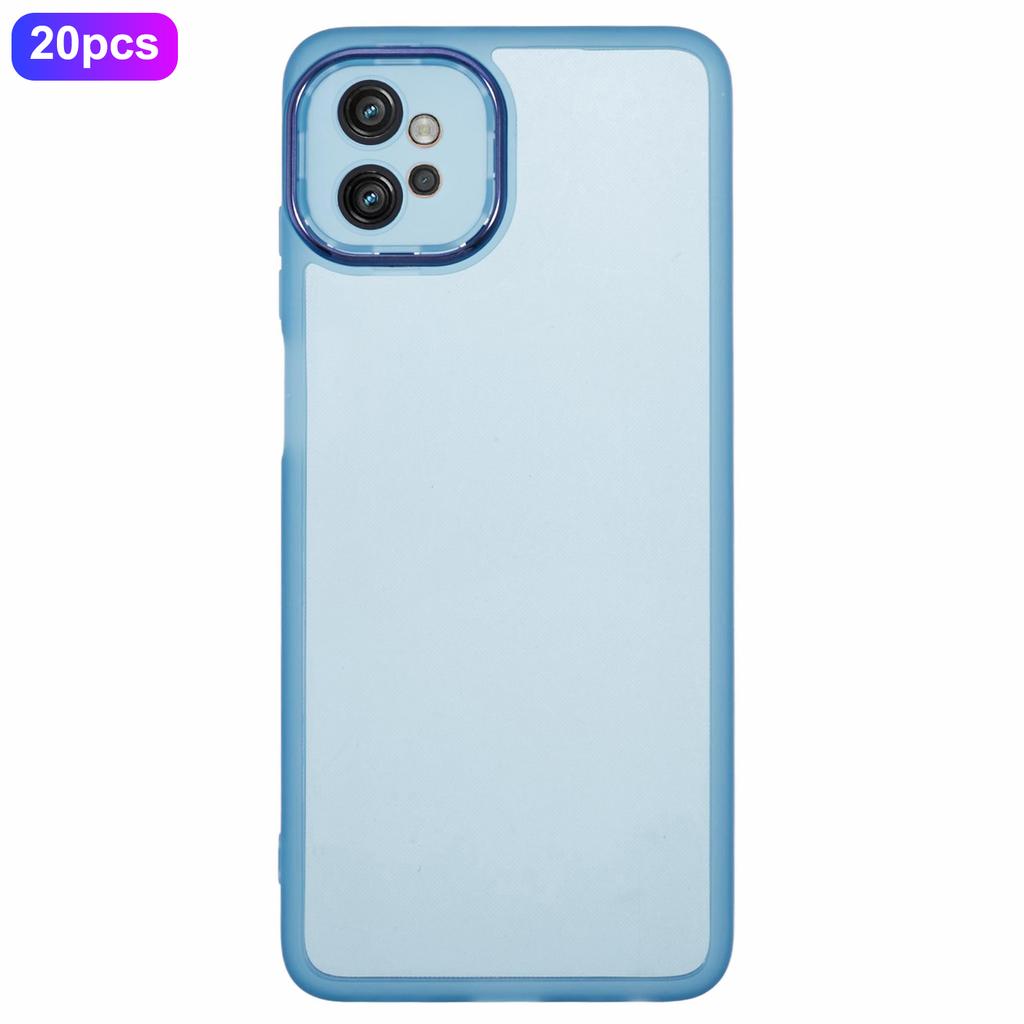 Оптовая покупка 20 шт. Чехол для Motorola Moto G32 4G с гальванизированной рамкой камеры, ТПУ чехол для телефона с точными вырезами