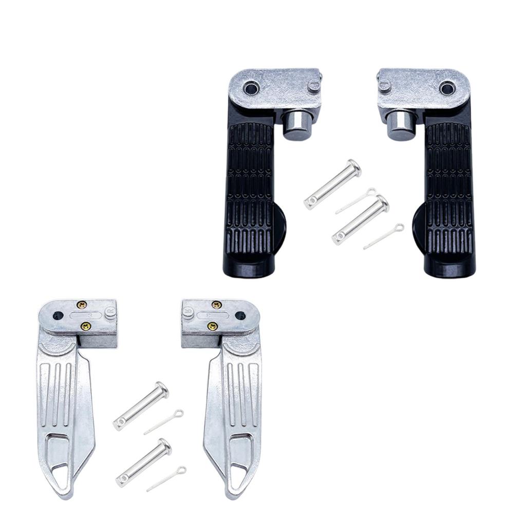 Motorcycle Footrests Foot Pedal Accessories Footboard Universal Professional Sturdy Replacement Electric Bike Rear Pedals