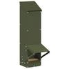 Chicken Feeder Olive Green 13 x 12 x 51 cm Cold Rolled Steel