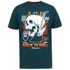 Mens Neal D555 Skull Crew Neck Kingsize T-Shirt