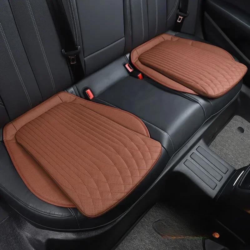 Дышащая автомобильная подушка, роскошная кожаная коммерческая нескользящая губка для автомобиля, универсальная подушка с высоким отскоком, поддерживающая крышка