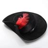 Feather Decor Gentleman Fedoras Hats Wide Brim 1920s Jazz Hat  Cosplay Costumes