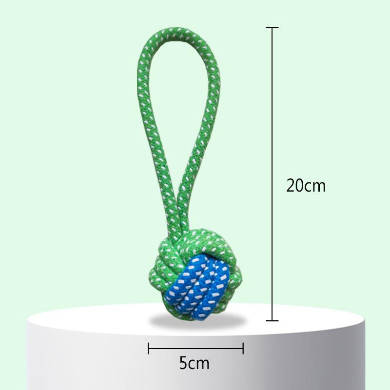 Игрушка для собак Nibble Pet Puppy Tooth Cleaning Knot Игрушки для дрессировки собак Прочные игрушки для собак Веревка для скрежета зубов Pet Cotton Rope