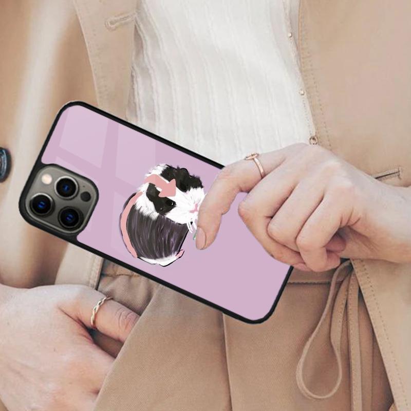 Милый мультяшный морская свинка Магнитный чехол для телефона ДЛЯ APPLE iPhone 17 Air 16 14 13 12 Pro Max 15 Plus Беспроводная зарядка MagSafe Чехол